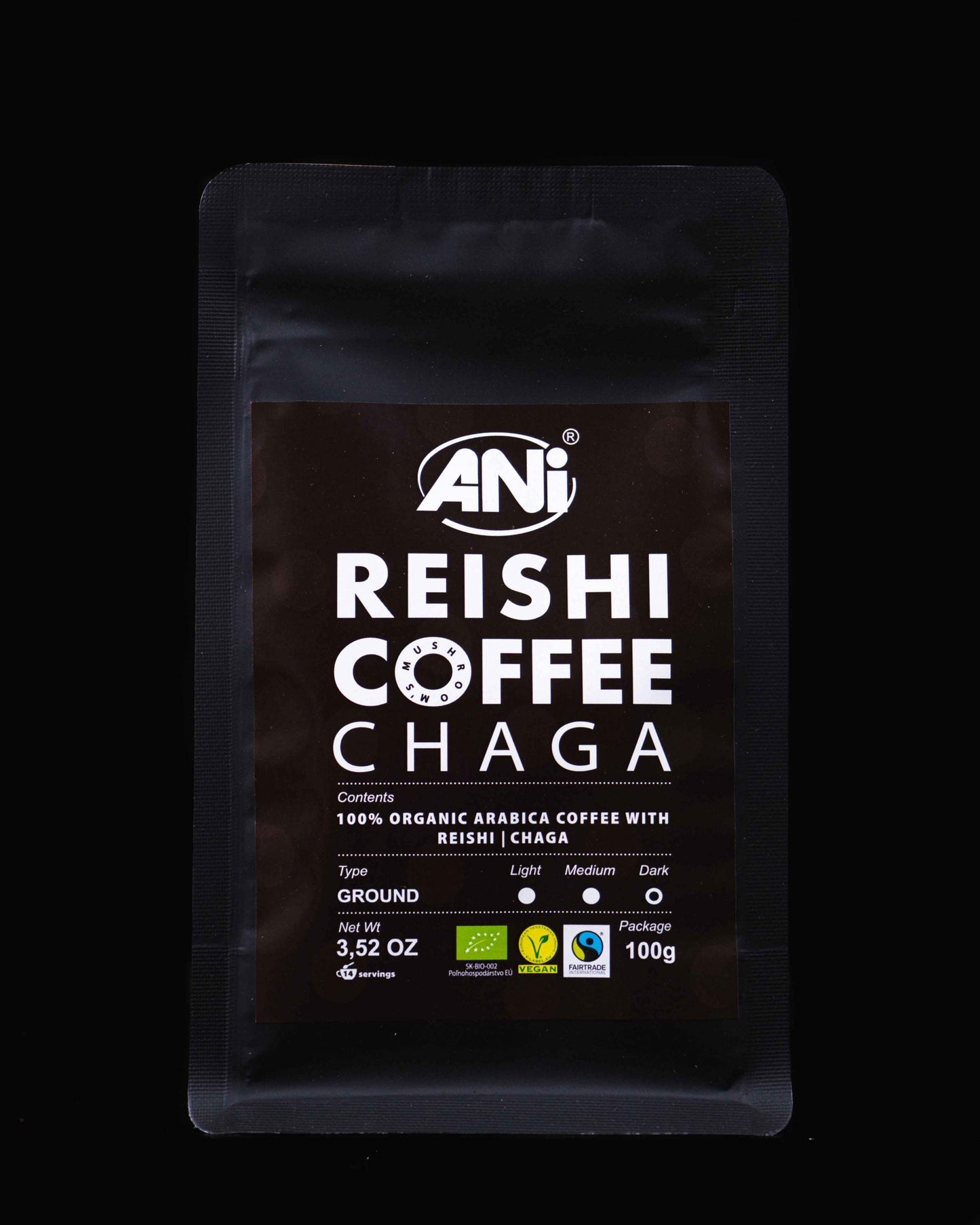 Café moulu Chaga Reishi BIO 100g ANilab