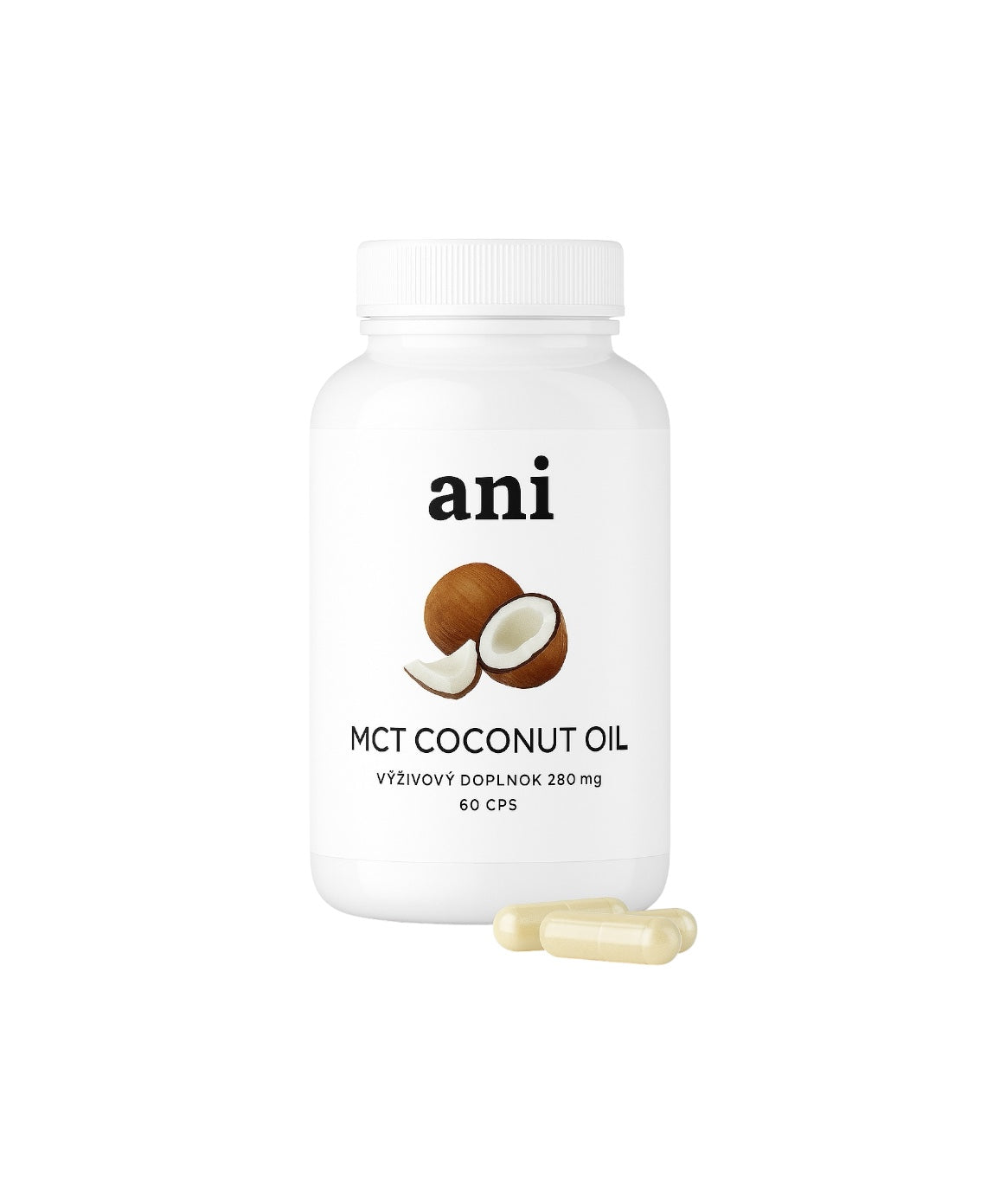 MCT Coconut Oil Powder gélules 60 x 280 mg ANiLab