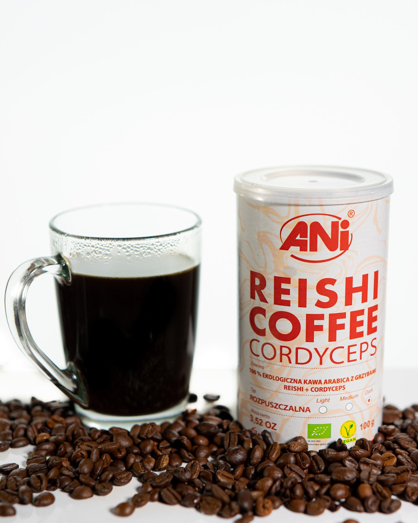 Café instantané Cordyceps Reishi BIO Boite 100g 2+1 gratuit ANilab