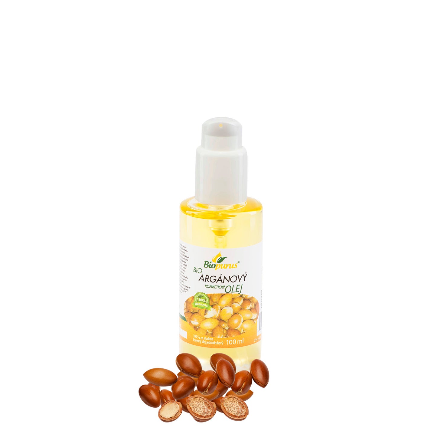 Huile d'argan 100 ml avec pompe - cosmétique ANilab