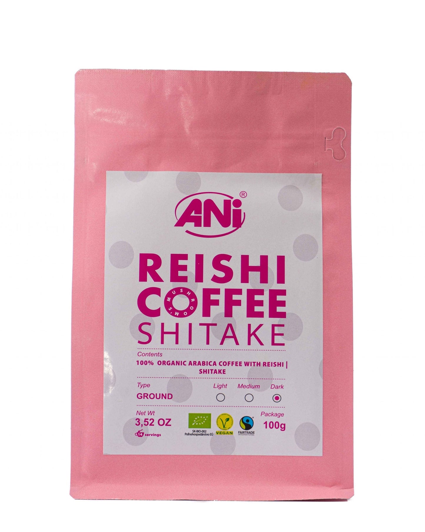 Café moulu Shitake Reishi BIO 100g ANilab