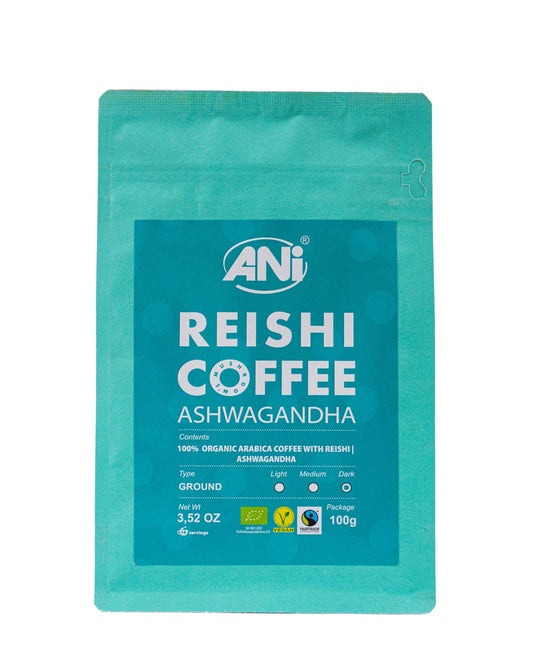 Café moulu BIO Reishi - Ashwagandha 100g ANilab