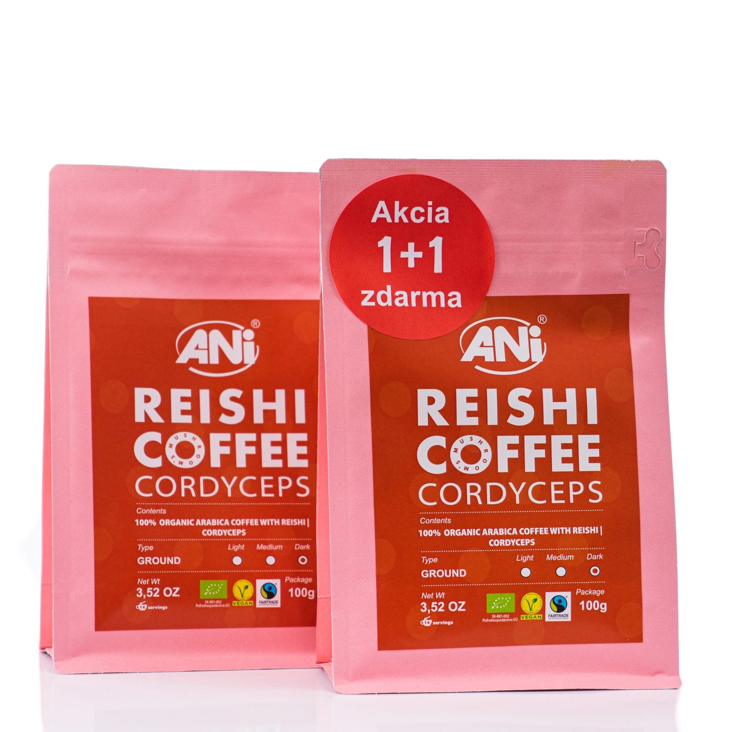 Café moulu BIO Reishi - Cordyceps 100g ANilab