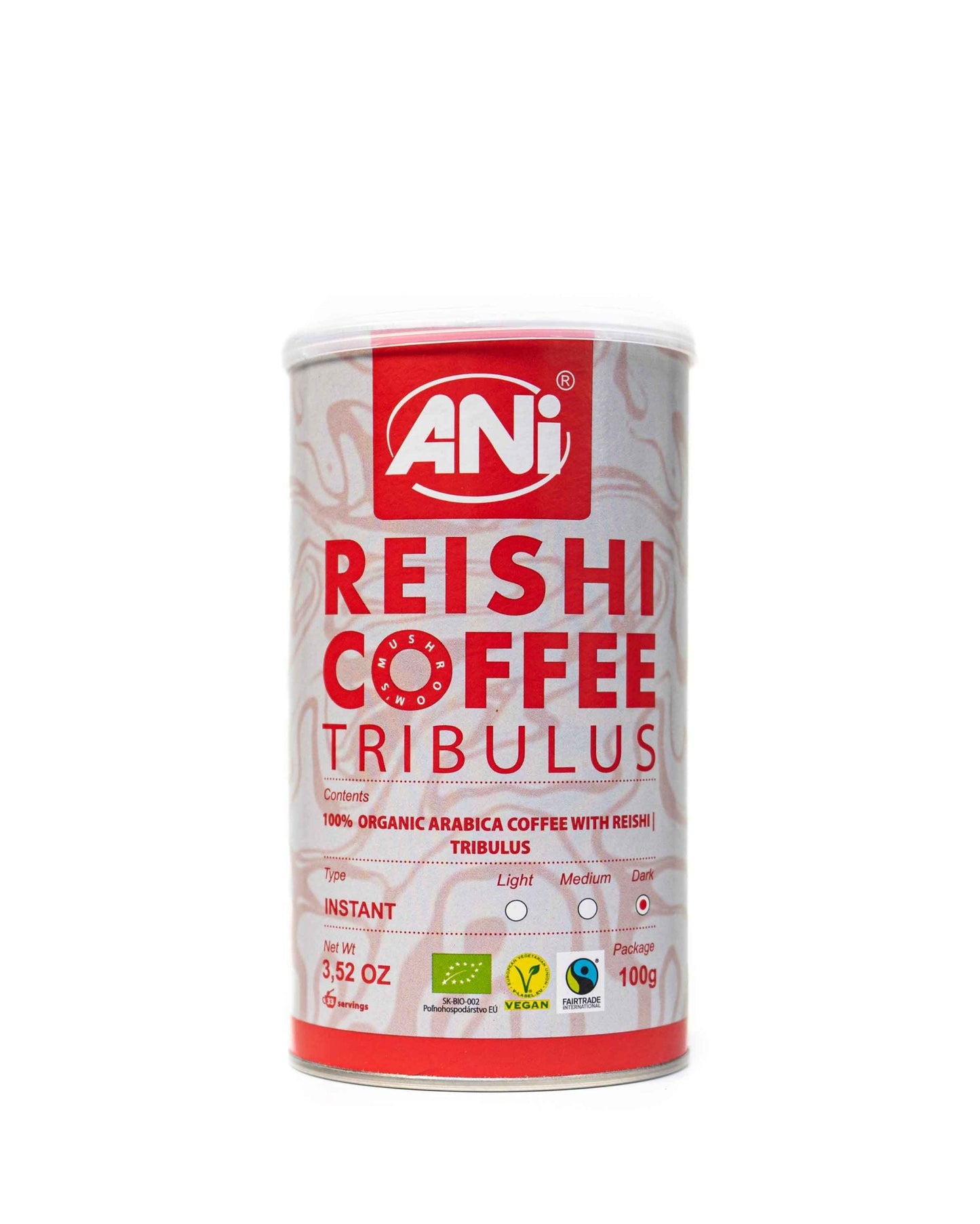 Tribulus Reishi BIO Café instantané boite 100g ANilab