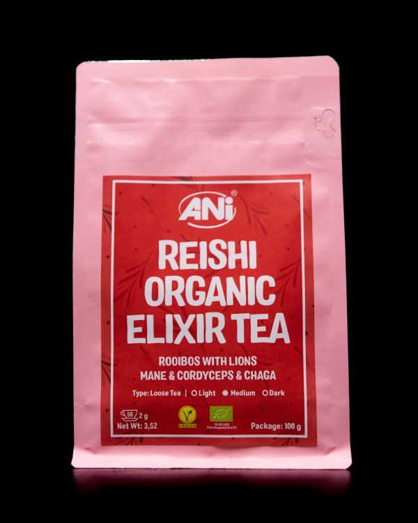 Thé Elixir  Reishi Bio 100g 2+1 gratuit