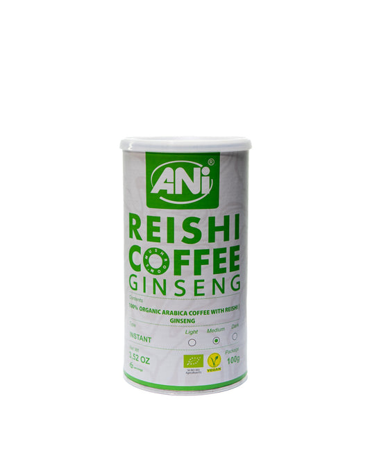 Ginseng Reishi BIO café instantané arabica boite 100g ANilab