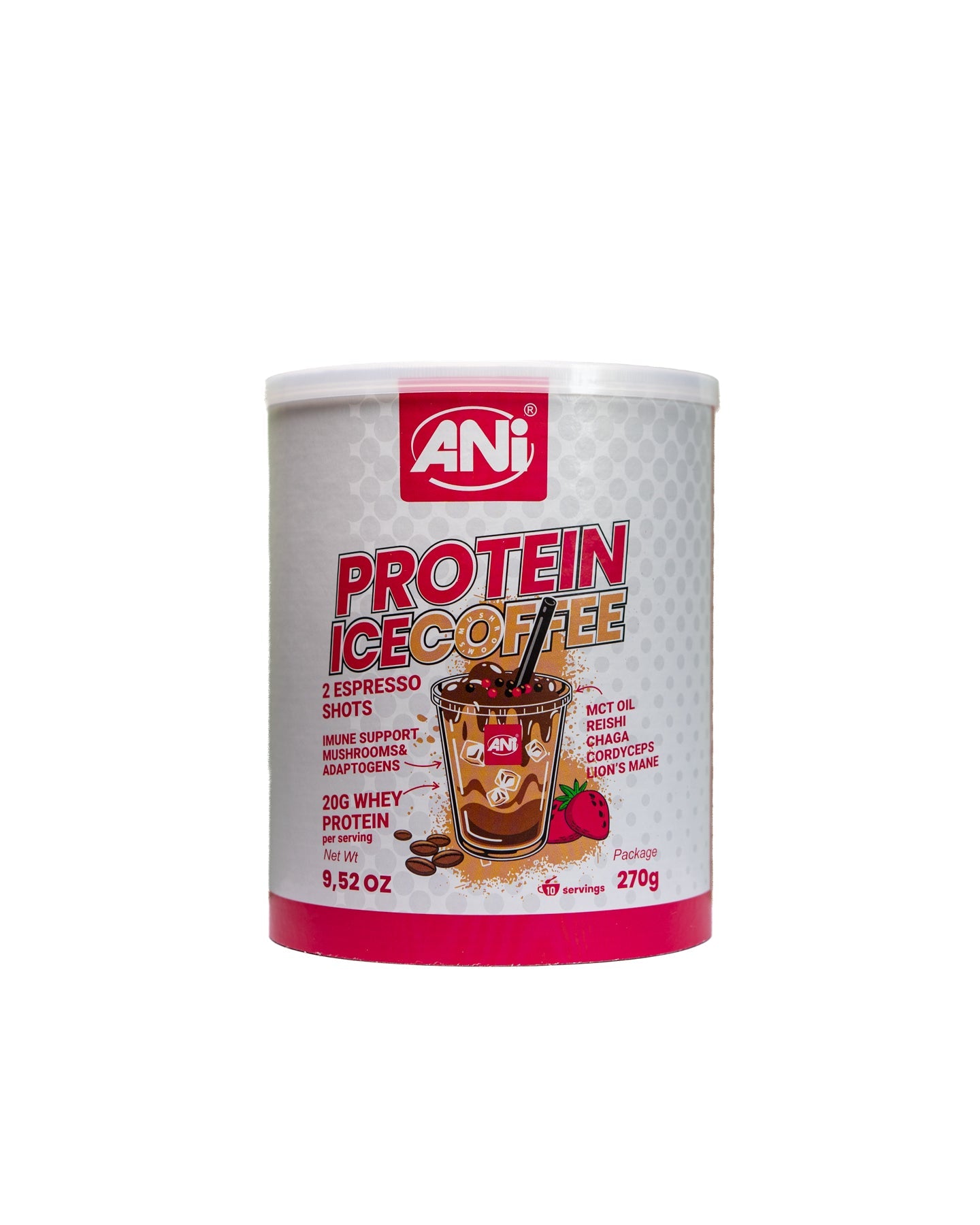 Protéine ICE COFFEE Fraise 270g ANilab