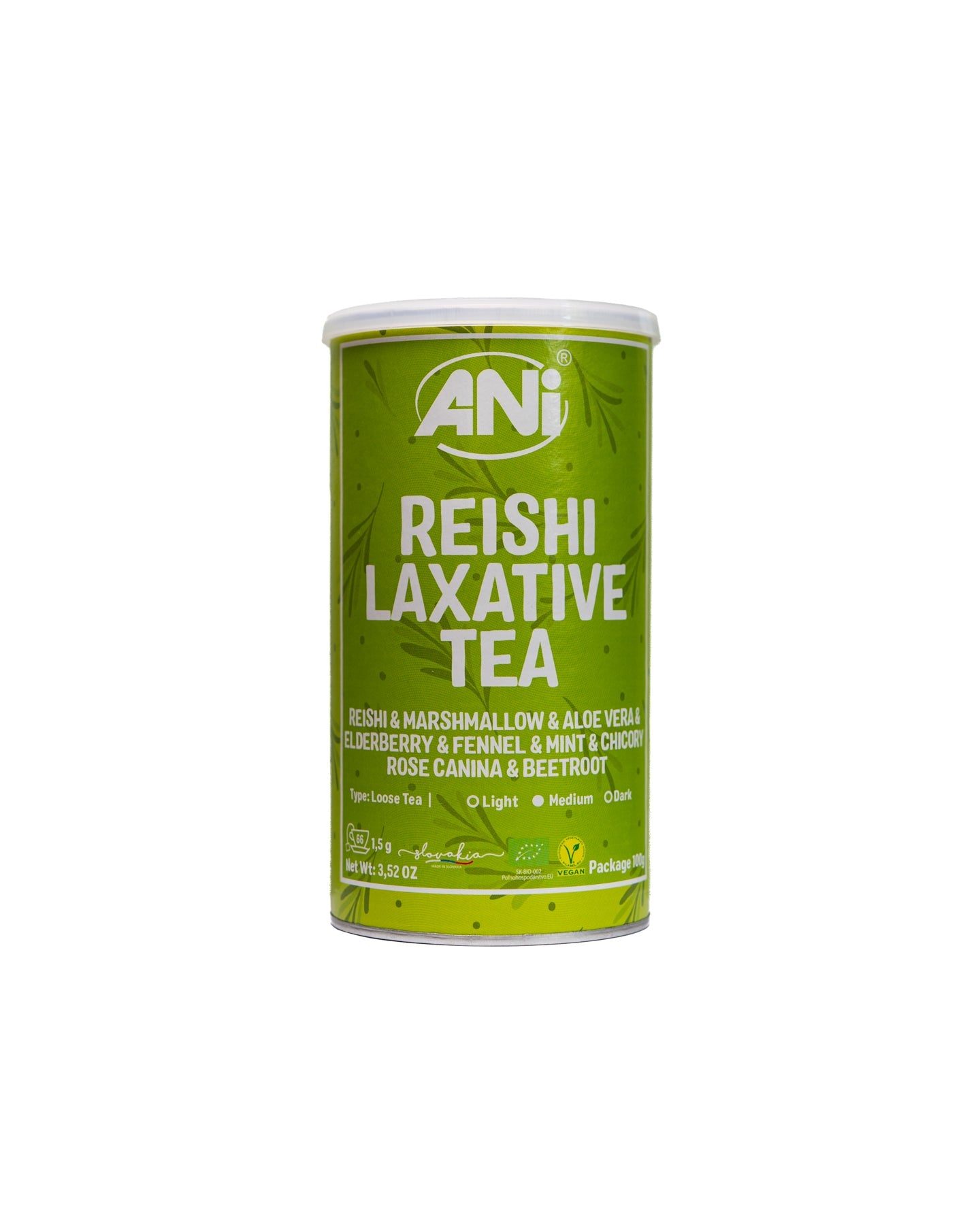 Thé Laxatif Reishi Boite 100g ANilab 2+1 gratuit