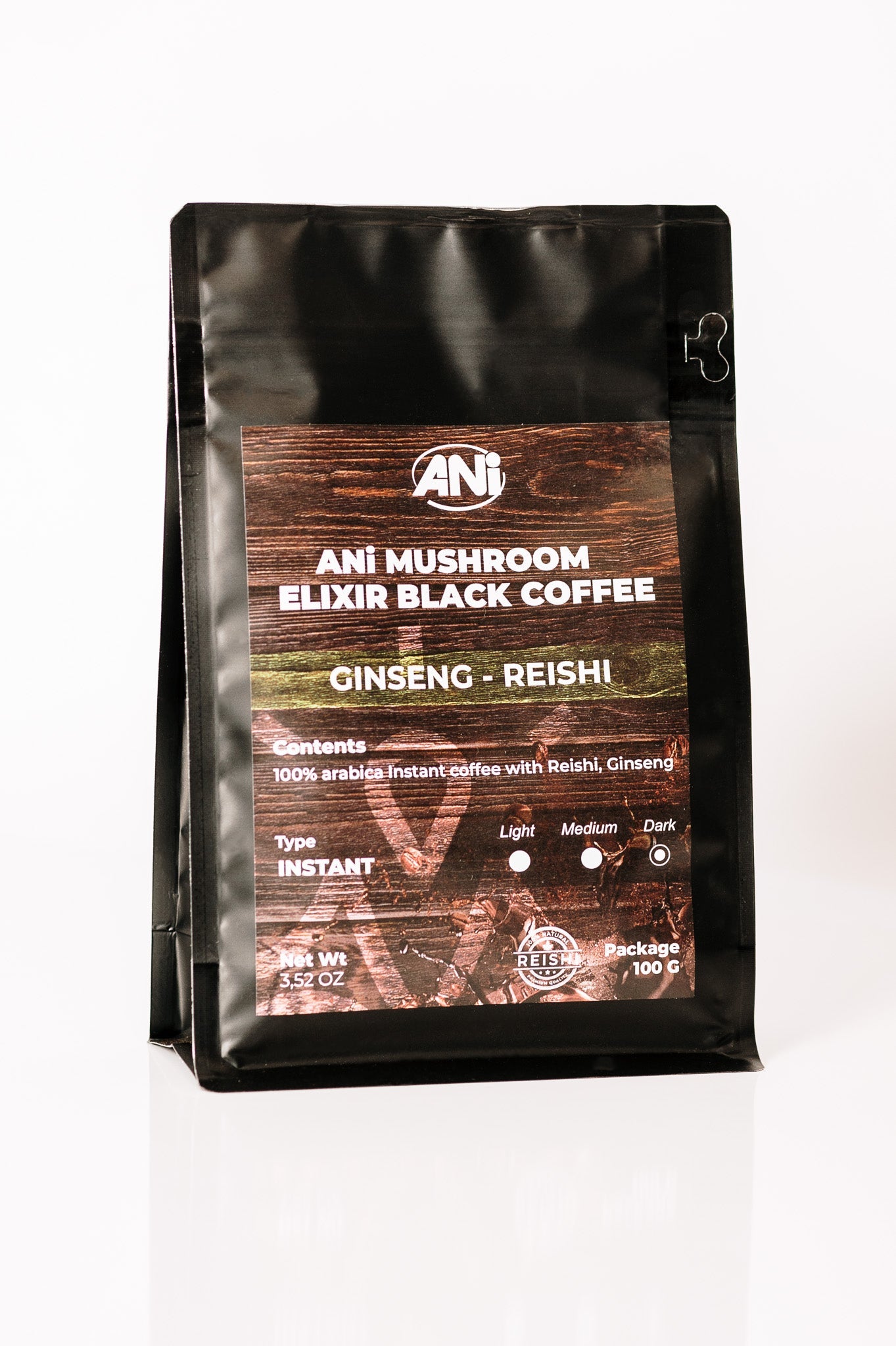 Café instantané Ginseng Reishi Arabica 100g  ANilab