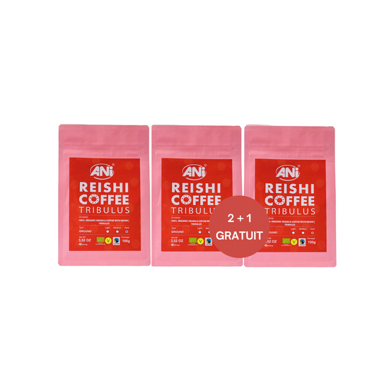 Café moulu Tribulus Reishi BIO 100g 2+1 gratuit ANilab
