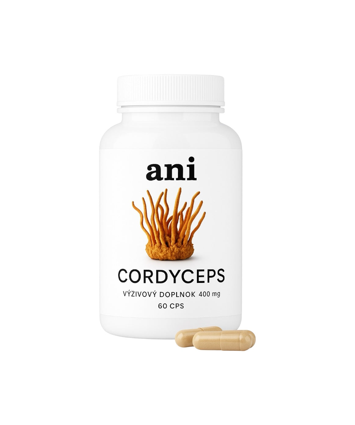 Gélules Cordyceps Sinensis - 60 gélules x 400mg ANilab