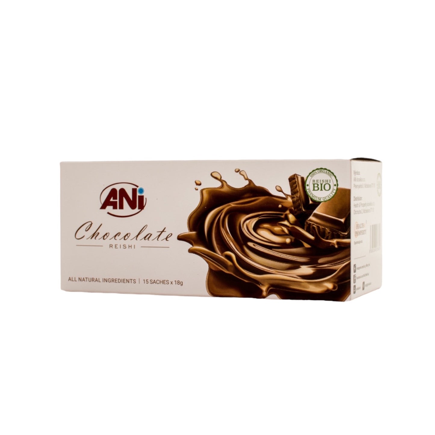 Chocolat Reishi, boîte de 15 sachets x 18g ANilab