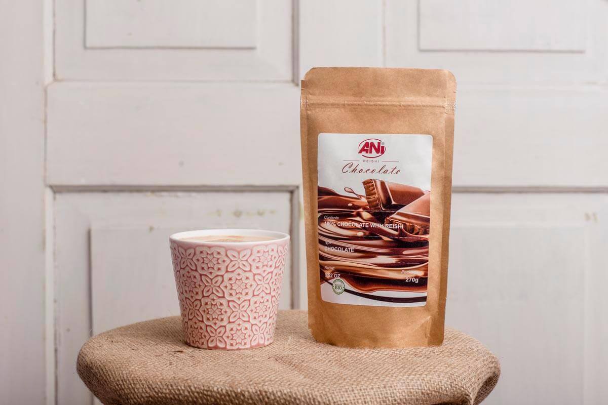 Chocolat Reishi 270g  2+1 gratuit doypack ANilab