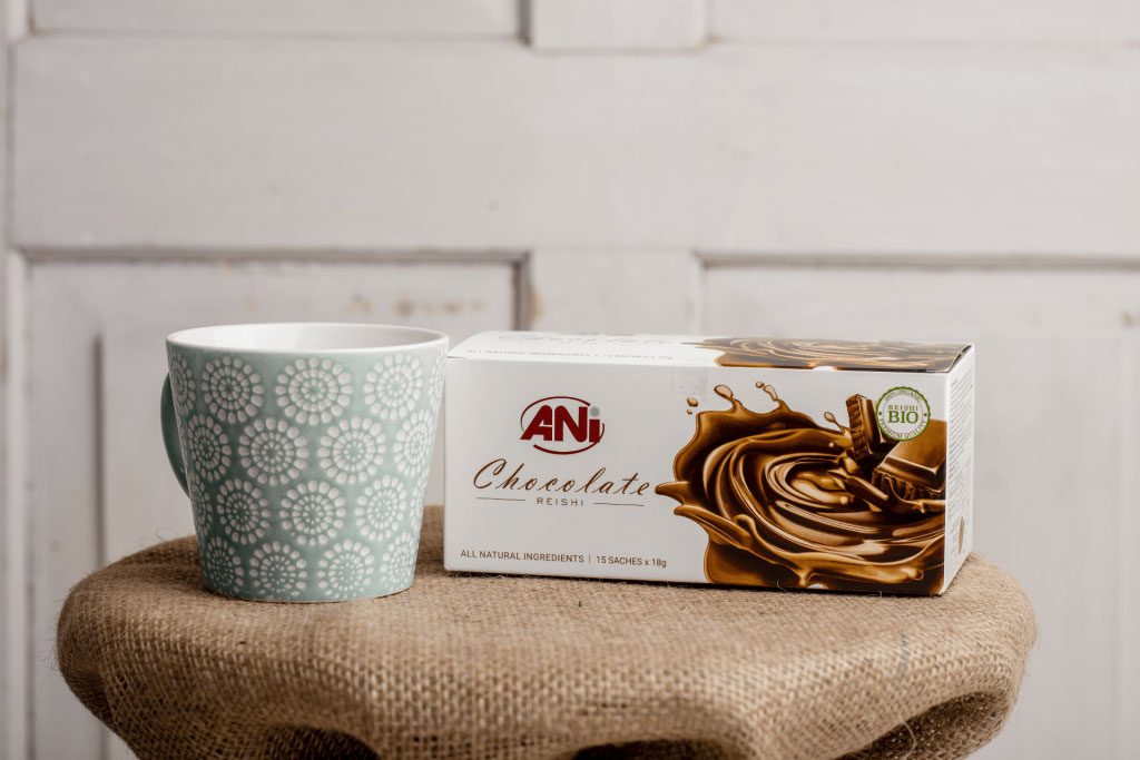 Chocolat Reishi, boîte de 15 sachets x 18g ANilab