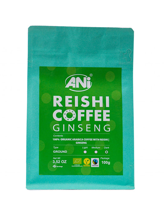 ANi Ginseng Reishi BIO café moulu 100g