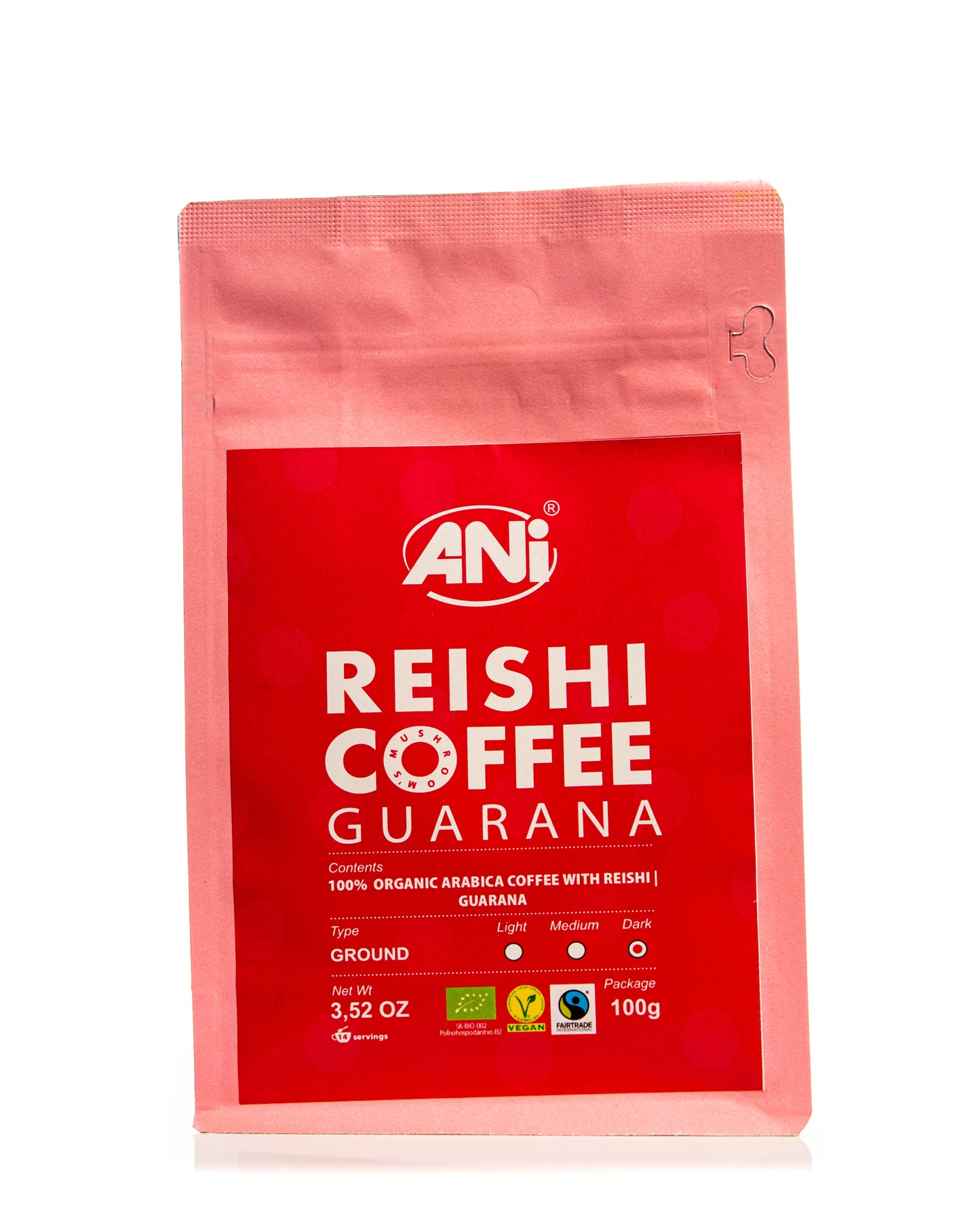 Café moulu Guarana Reishi 100% arabica 100g 2+1 gratuit ANilab