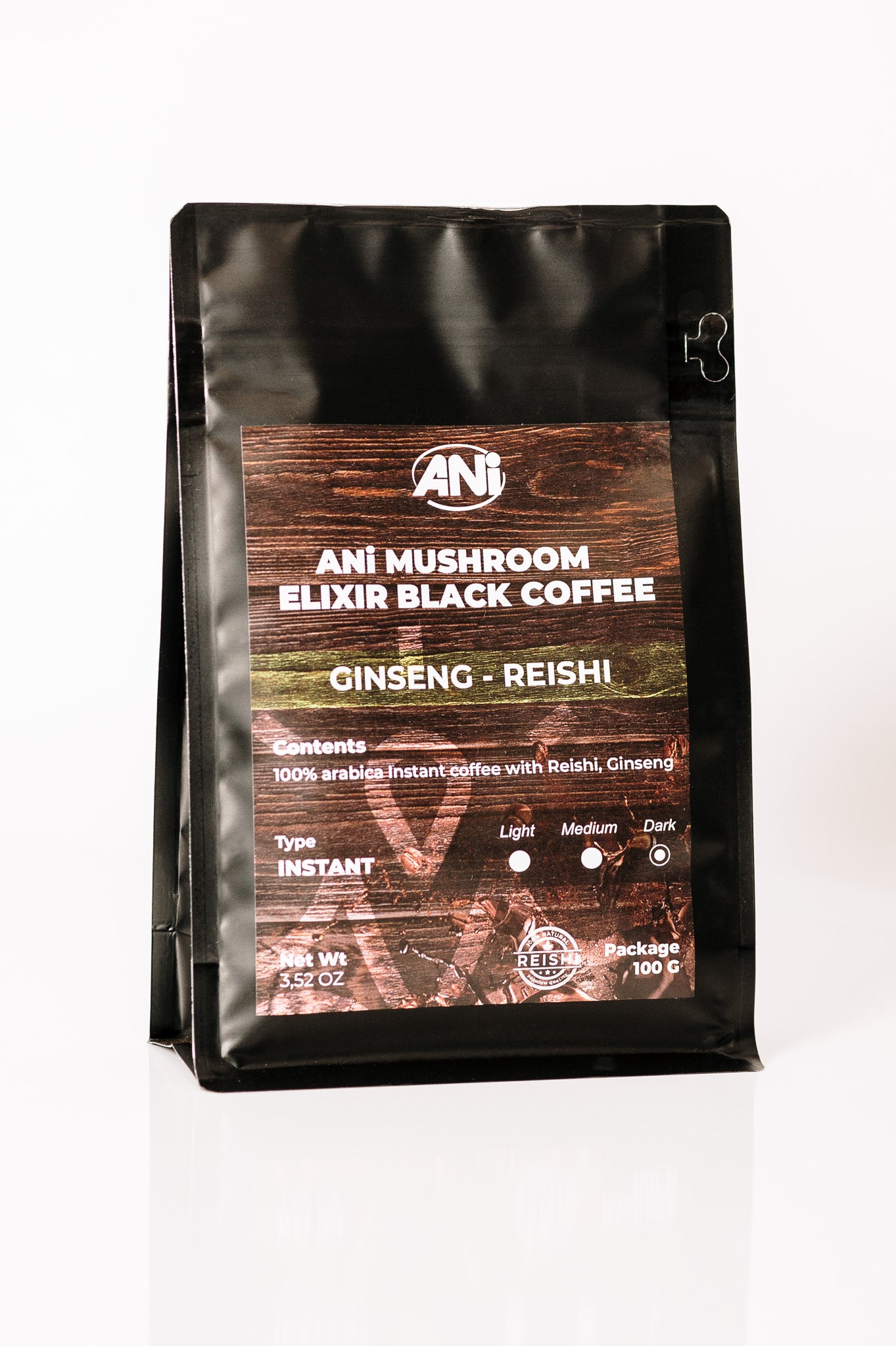 Café instantané Ginseng Reishi Arabica 100g 2+1 gratuit ANilab