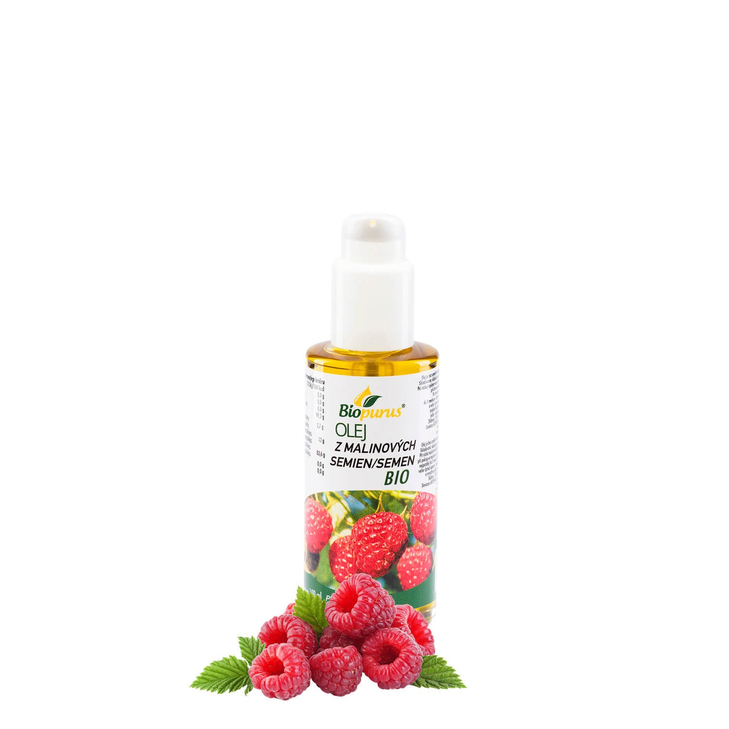 Huile de pépins de framboise BIO 100 ml + pompe ANilab