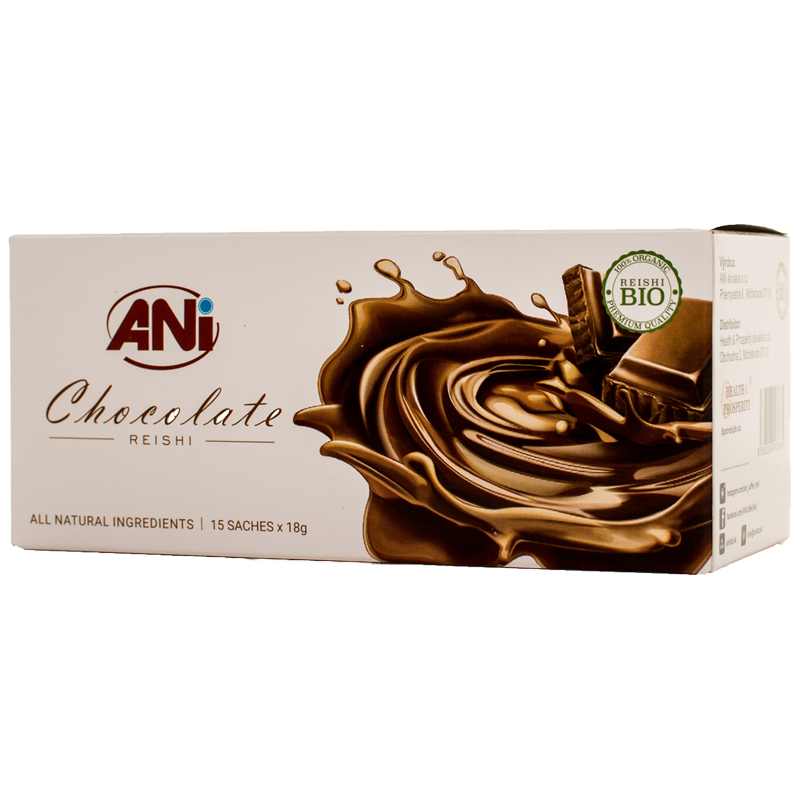 Chocolat Reishi, boîte de 15 sachets x 18g 2+1 gratuit ANilab